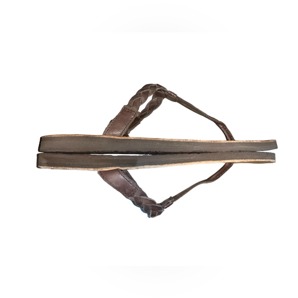 Like New Ugg “Bria” braided brown thong sandals Size 8 - Picture 7 of 8